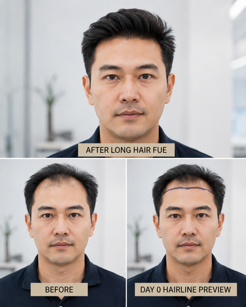 Long Hair FUE For Man | iGraft Long Hair FUE