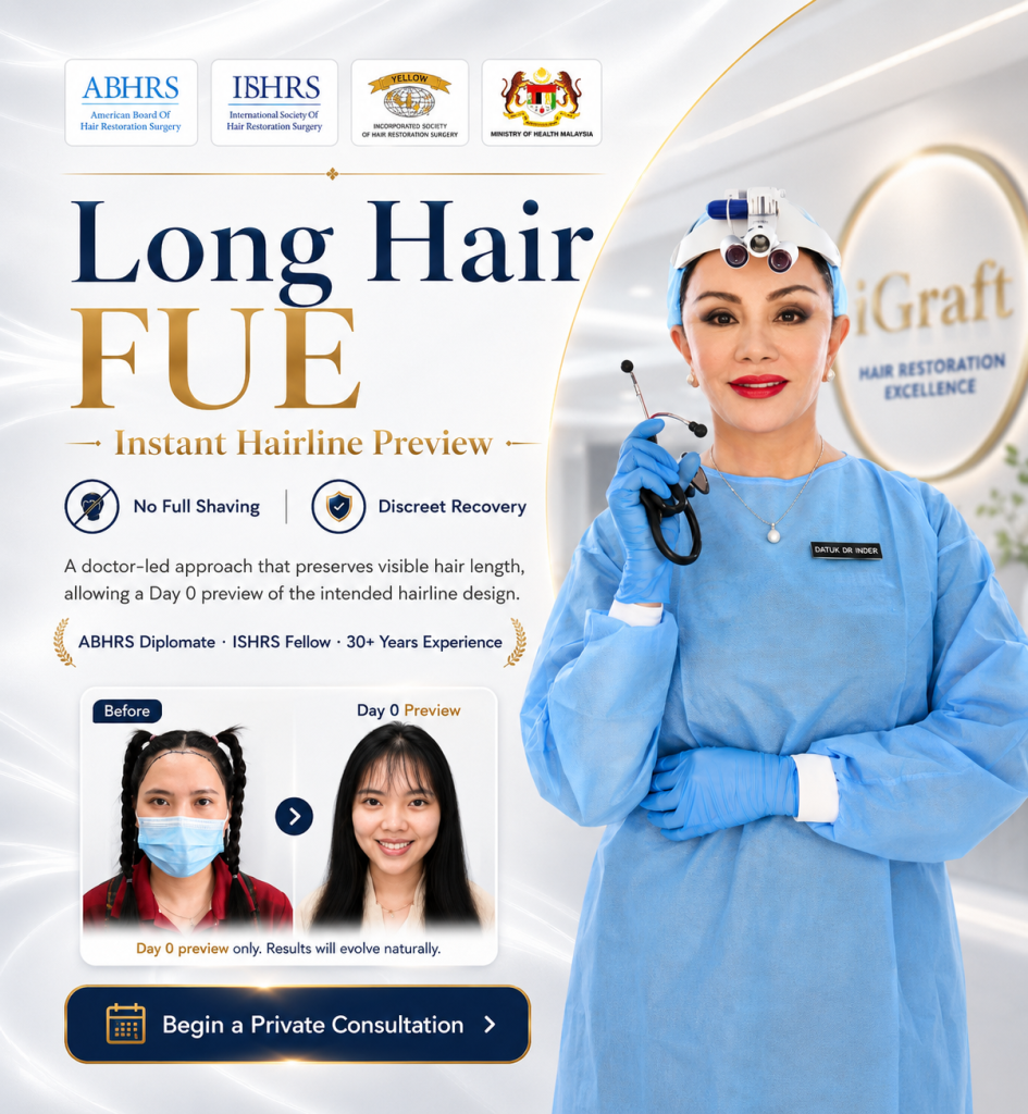 Long Hair FUE - iGraft Long Hair FUE